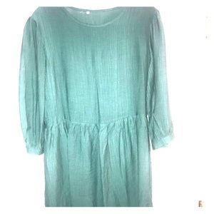 Teal boutique tunic